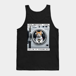 Washing Machine Catspaceship III Tank Top